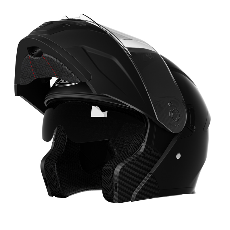 K9 Safety DOT Standard Flip Up Motorcykelhjelm Dobbeltvisirer Motocrosshjelm