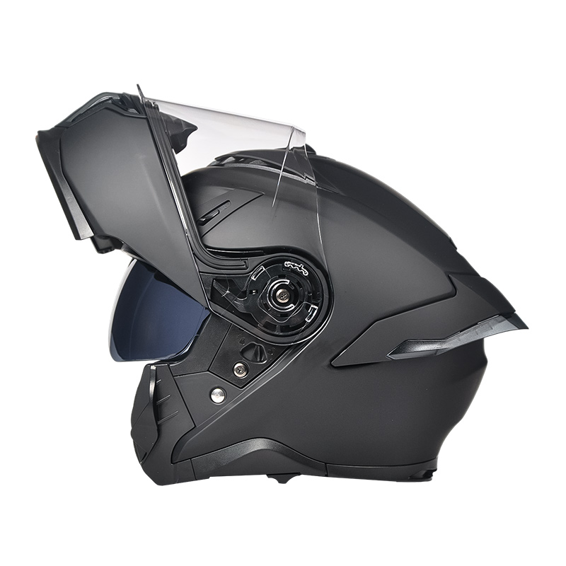 LP001 Dobbeltvisirer Flip Up Motorcykelhjelm Motocross modulær hjelm